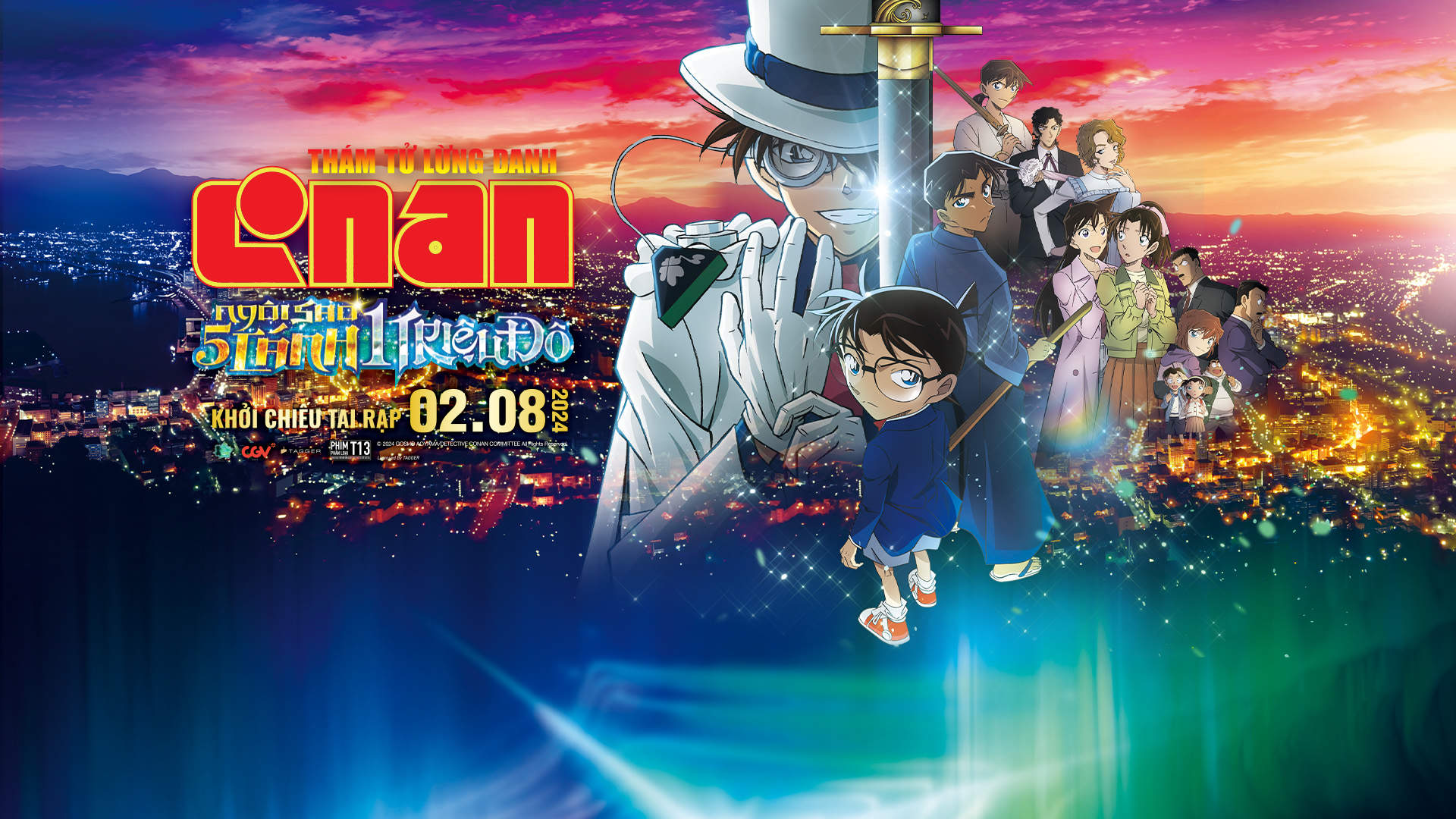 Thám Tử Lừng Danh Conan 27: Ngôi Sao 5 Cánh 1 Triệu Đô - Detective Conan: The Million dollar Pentagram (2024) 