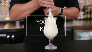 Hướng Nghiệp Á Âu - Học Pha Chế: Hướng dẫn cách làm yogurt kiwi giải khát cho ngày nóng 