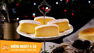 Hướng Nghiệp Á Âu - Học Làm Bánh Ngon: Cách làm bánh Tokyo cheesecake ngon đúng chuẩn