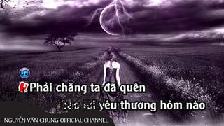 Nguyễn Văn Chung - Yêu Thương Phai Màu (Karaoke)