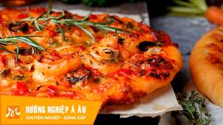 Hướng Nghiệp Á Âu - Học Làm Bánh Ngon: Cách làm bánh pizza hải sản siêu ngon siêu hấp dẫn