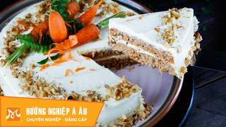 Hướng Nghiệp Á Âu - Học Làm Bánh Ngon: Cách làm bánh cà rốt (carrot cake recipe)