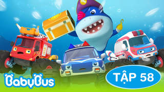 BabyBus - Tập 58: Xe quái xế và cướp biển cá mập