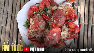 Nét ẩm thực Việt: Cua rang muối ớt