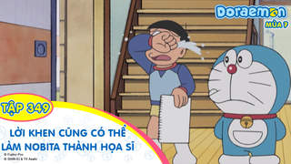 Doraemon S7 - Tập 349: Lời khen cũng có thể làm Nobita thành họa sĩ