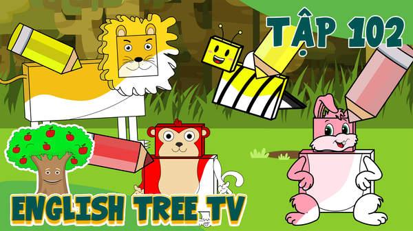 English Tree TV - Tập 102: Animals and Colors Song | POPS Kids