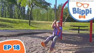 Blippi (English) - Ep 18: Blippi visits a playground 