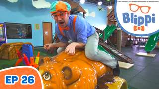 Blippi (English) - Ep 26: Blippi visits an indoor playground (Kids Time In Las Vegas)
