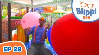 Blippi (English) - Ep 28: Blippi visits an indoor playground (The Play Place)