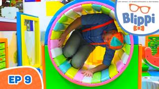 Blippi (English) - Ep 9: Blippi visits an indoor playground (Funtastic Playtorium - Part 2)