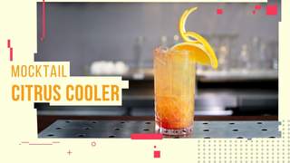 Hướng Nghiệp Á Âu - Học Pha Chế: Cách làm mocktail citrus cooler