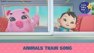 Little Baby Bum - Superclip 37: Animals Train Song
