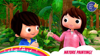 Little Baby Bum: Nature Painting!