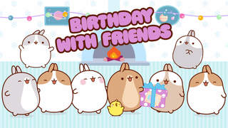 Molang birthday - Birthday with friends