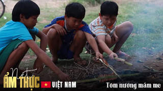 Nét ẩm thực Việt: Tôm nướng mắm me