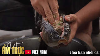 Nét ẩm thực Việt: Hoa ban nhồi cá