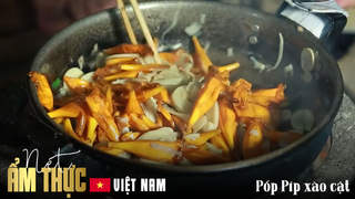 Nét ẩm thực Việt: Pốp Píp xào cật
