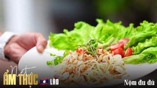 Nét ẩm thực Lào: Nộm đu đủ