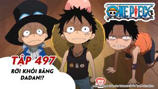 One Piece S14 - Tập 497: Rời khỏi băng Dadan?
