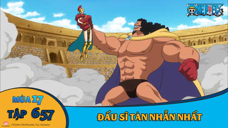 One Piece S17 Tập 657 đấu Sĩ Tan Nhẫn Nhất Pops
