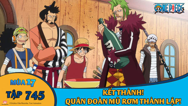 One Piece S17 Tập 745 Kết Thanh Quan đoan Mũ Rơm Thanh Lập Pops