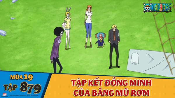 One Piece S19 Tập 879 Tập Kết đồng Minh Của Băng Mũ Rơm Pops