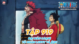 One Piece S20 - Tập 919: Đại náo loạn! Tù nhân Luffy và Kid!
