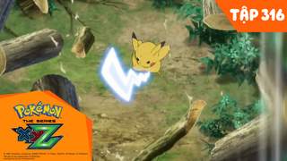 Pokémon S19 - Tập 316: Quyết chiến đối thủ! Satoshi - Gekkouga vs. Jukain Mega