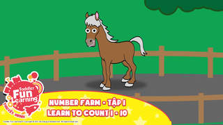 Toddler Fun Learning (Thuyết minh) - Number Farm - Tập 1: Learn to count 1 - 10