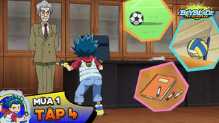 Vòng Xoay Thần Tốc S1 - Tập 4: Khai trương câu lạc bộ Beyblade!