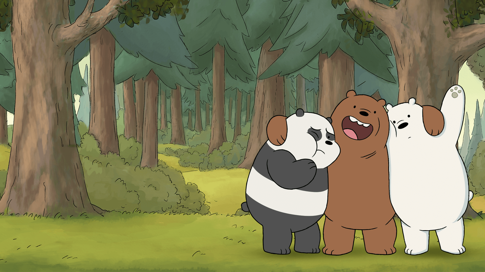 Trong tập mới nhất của We Bare Bears - Ep 60: Panda\'s birthday - chú gấu béo nhất nhóm đang tổ chức bữa tiệc sinh nhật của mình! Hãy cùng tham gia với những chú gấu siêu dễ thương này và tận hưởng những khoảnh khắc tuyệt vời trong chương trình tiếng Anh đầy hài hước này.